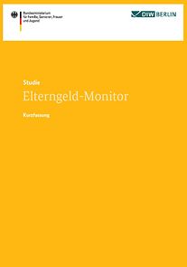 Cover der Studie "Elterngeld-Monitor"