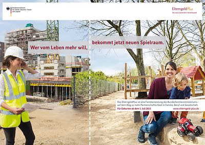 Plakat ElterngeldPlus