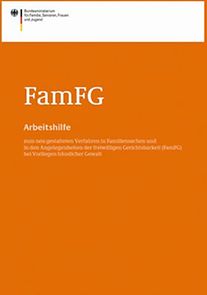 Titelseite: FamFG - Arbeitshilfe