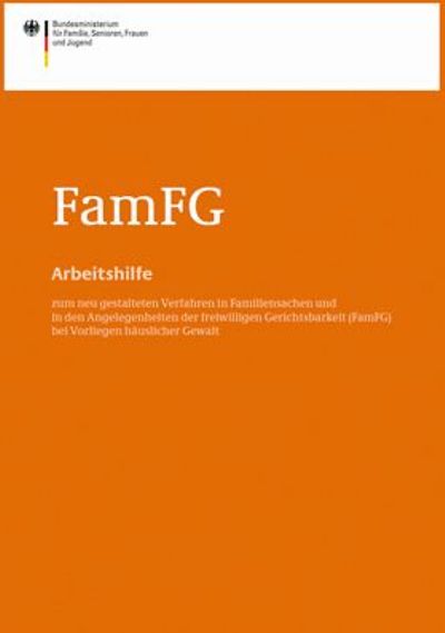 Titelseite: FamFG - Arbeitshilfe