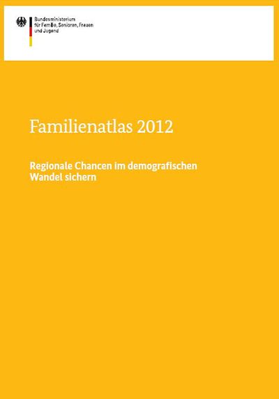 Titelseite: Familienatlas 2012