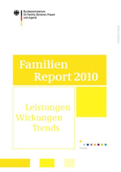 Titelseite: Familienreport 2010