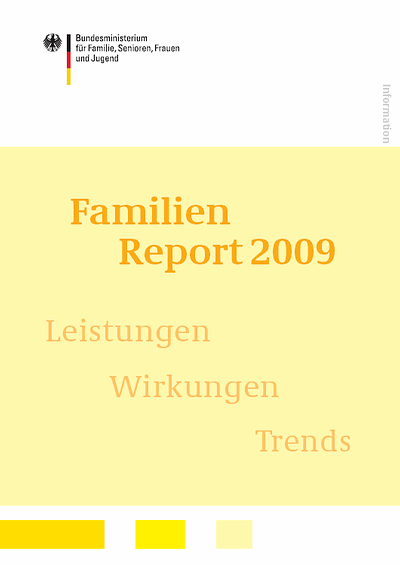 Titelseite: Familienreport 2009