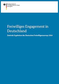 Cover der Broschüre "Freiwilliges Engagement in Deutschland "