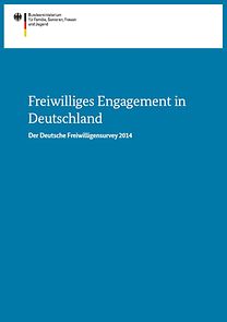Titelseite: Freiwilliges Engagement in Deutschland - Der deutsche Freiwilligensurvey 2014