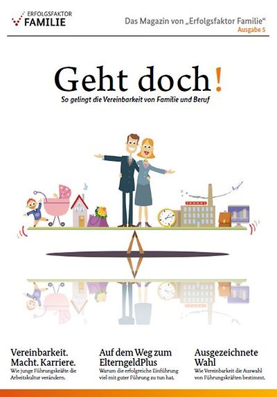 Titelseite: Geht doch! Magazin Erfolgsfaktor Familie - Ausgabe 5