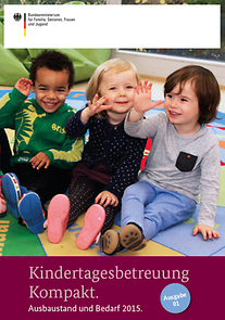 Cover der Broschüre "Kindertagesbetreuung Kompakt"