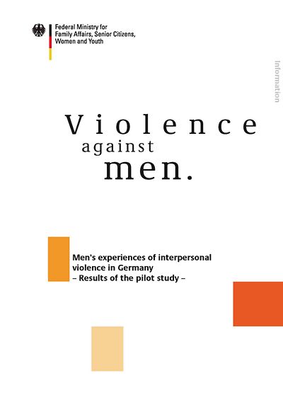 Cover der Broschüre Violence against men