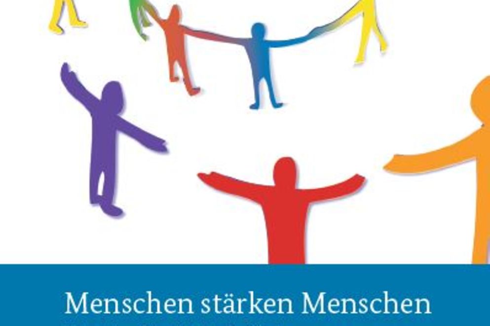 Cover des Flyers "Menschen stärken Menschen"