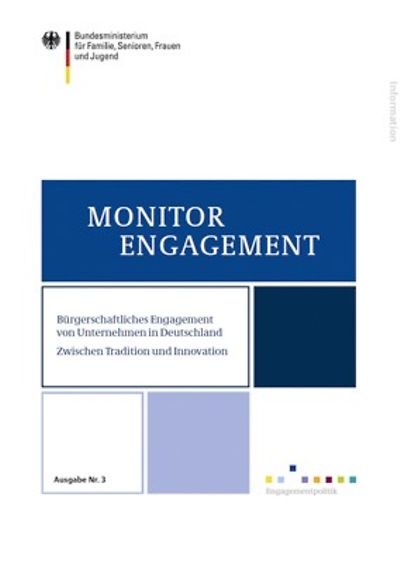 Cover der Broschüre Monitor Engagement Ausgabe 3