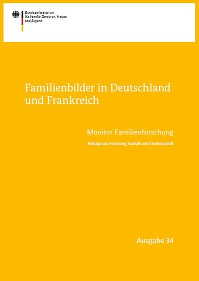 Cover der Broschüre "Familienbilder in Deutschland und Frankreich"