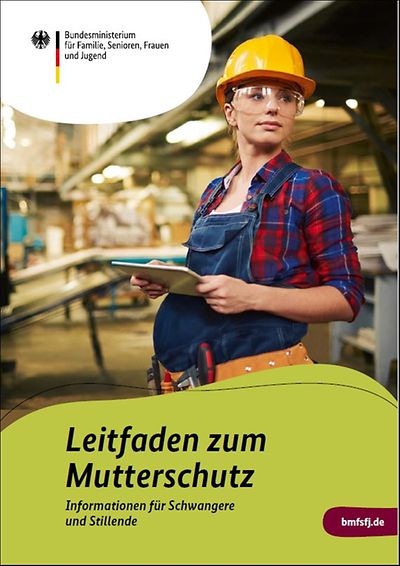 Tittelseite der Broschüre "Leitfaden zum Mutterschutz"