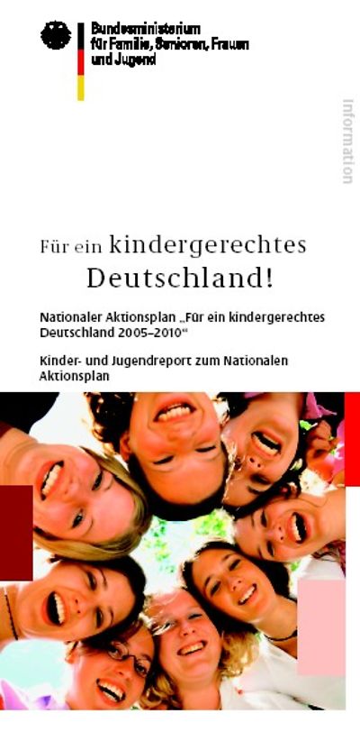 Cover des Flyers Für ein kindergerechtes Deutschland