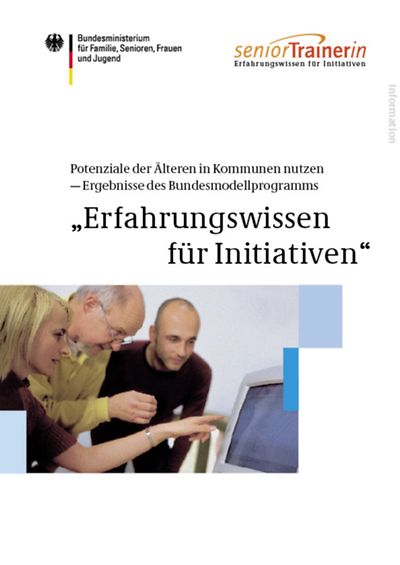 Titelseite Erfahrungswissen für Initiativen