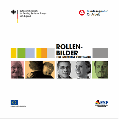 Cover der Broschüre Rollenbilder: eine interaktive Ausstellung