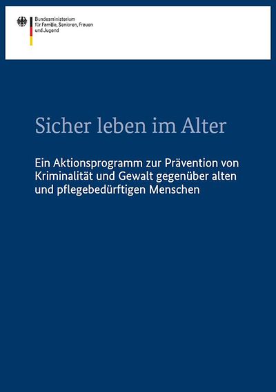 Titelseite Sicher leben im Alter