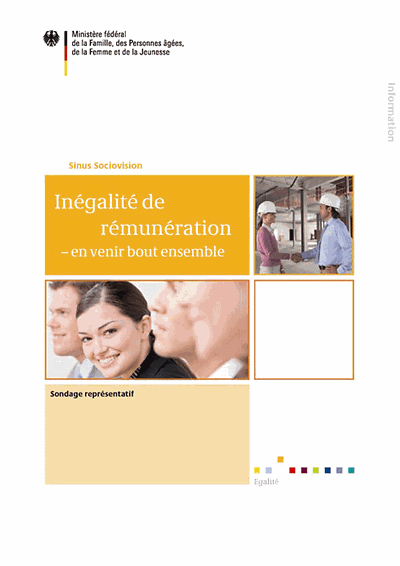 Cover der Publikation: Entgeltungleichheit - gemeinsam überwinden (französisch)