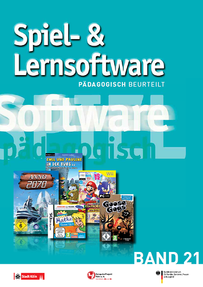 Titelseite der Broschüre Spiel- und Lernsoftware - Band 21