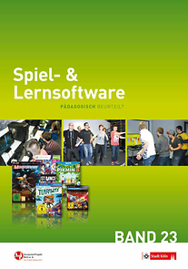 Titelseite der Broschüre Spiel- und Lernsoftware Band 23