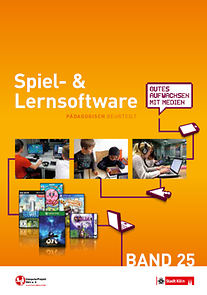 Cover der Broschüre "Spiel- und Lernsoftware pädagogisch beurteilt" Band 25