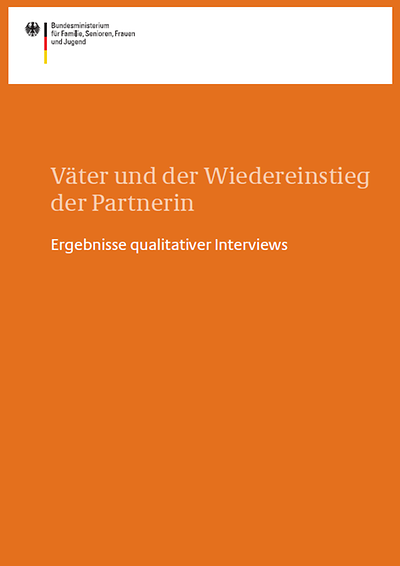 Titelseite Väter und der Wiedereinstieg der Partnerin