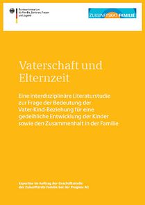 Cover "Studie 'Vaterschaft und Elternzeit'"