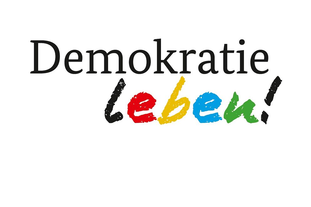 Logo "Demokratie leben!"