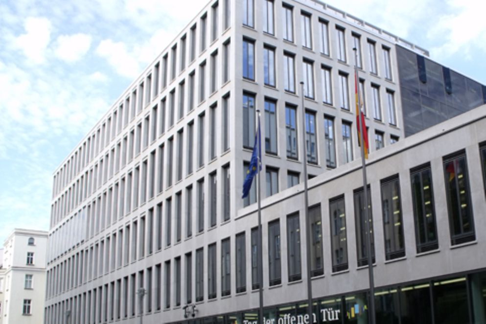 Ansicht des Berliner Dienstsitzes des Bundesministeriums für Familie, Senioren, Frauen und Jugend