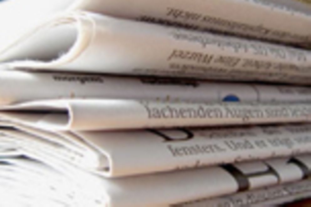 Zeitungsstapel