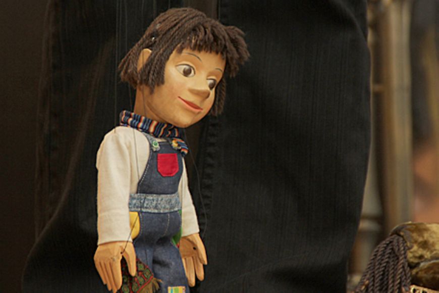 Eine Marionette. Bildquelle: BMFSFJ